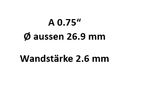 Tube à gaz cru, léger à très rouillé, coupe / prix par cm + coupure