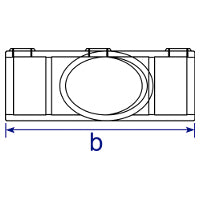 Art.127 T-Verbinder verstellbar  30-45° - Rohrverbinder