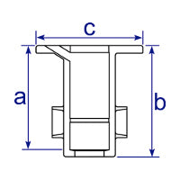 Art.134 Bodenmuffe - Rohrverbinder