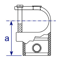 Art.135 Raccord en T 90° ouvert - Raccord de tuyaux