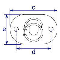 Art.152 Plaque de pied 0-11° - Raccord de tube