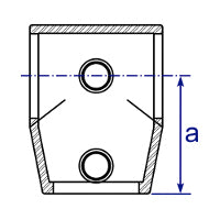 Art.153 Raccord en T court 0-11° - Raccord de tuyaux