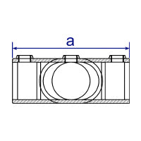 Art.156 Kreuzverbinder 0°-11° - Rohrverbinder