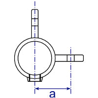 Art.168M Gelenkstück doppelt 90° starrer Teil - Rohrverbinder