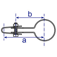 Art.170 Clip Treillis simple - Raccord de tube