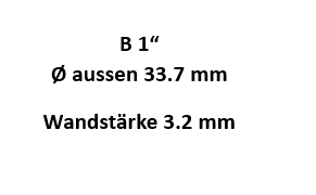 Tuyau de gaz brut, légèrement à très rouillé, découpé