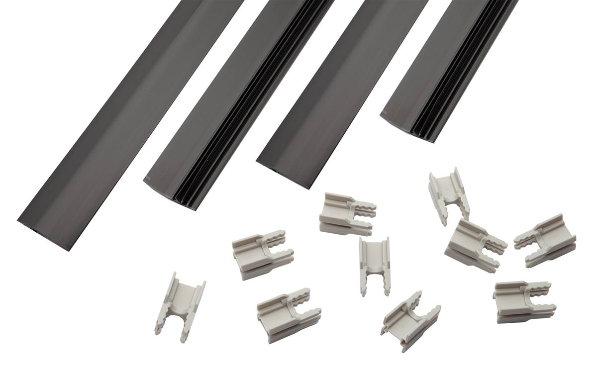 331111 Klemmleisten Set MAZUfix für Tor anth.