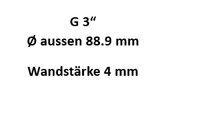 Gasrohr feuerverzinkt zugeschnitten / Preis pro cm + Zuschnitt