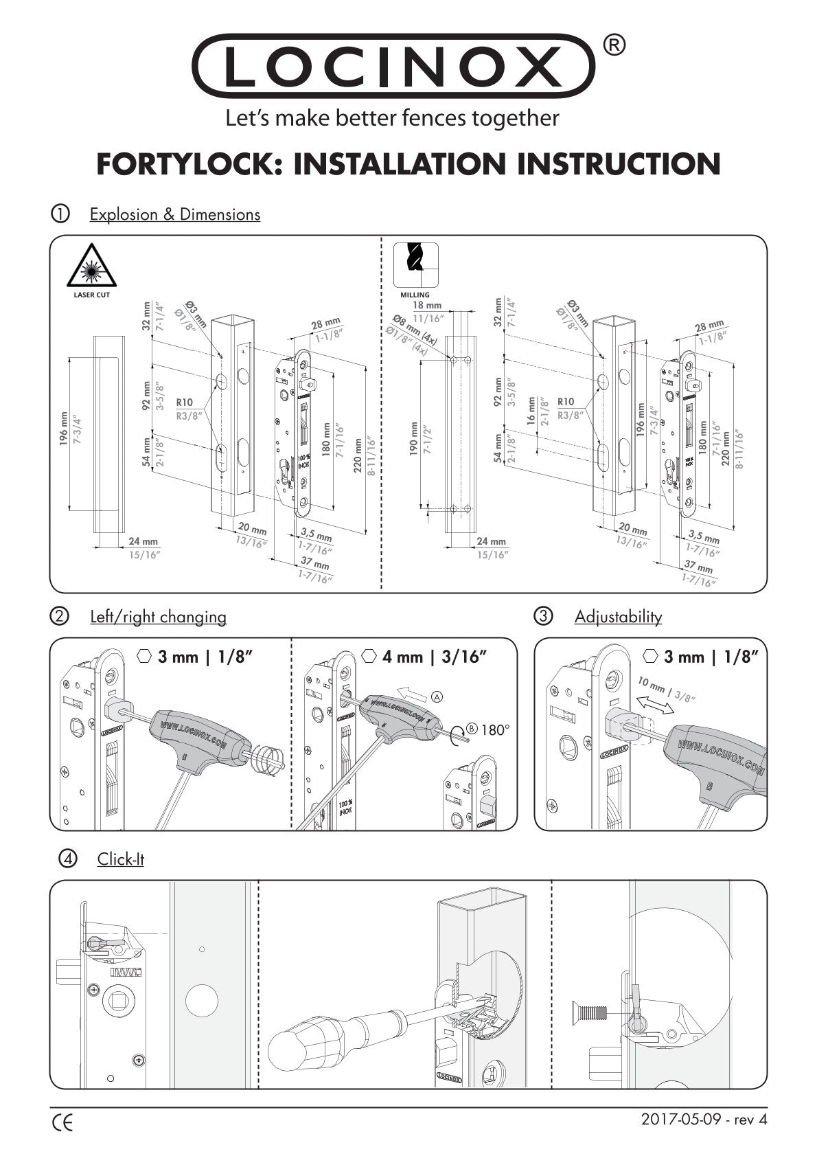 Serrure Locinox LARQ 40