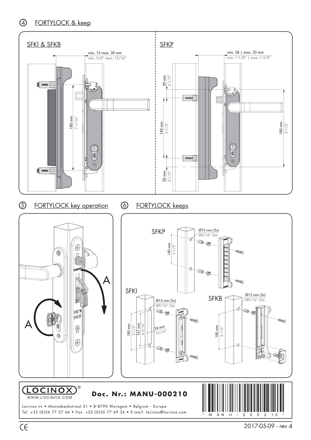 Serrure Locinox LARQ 40