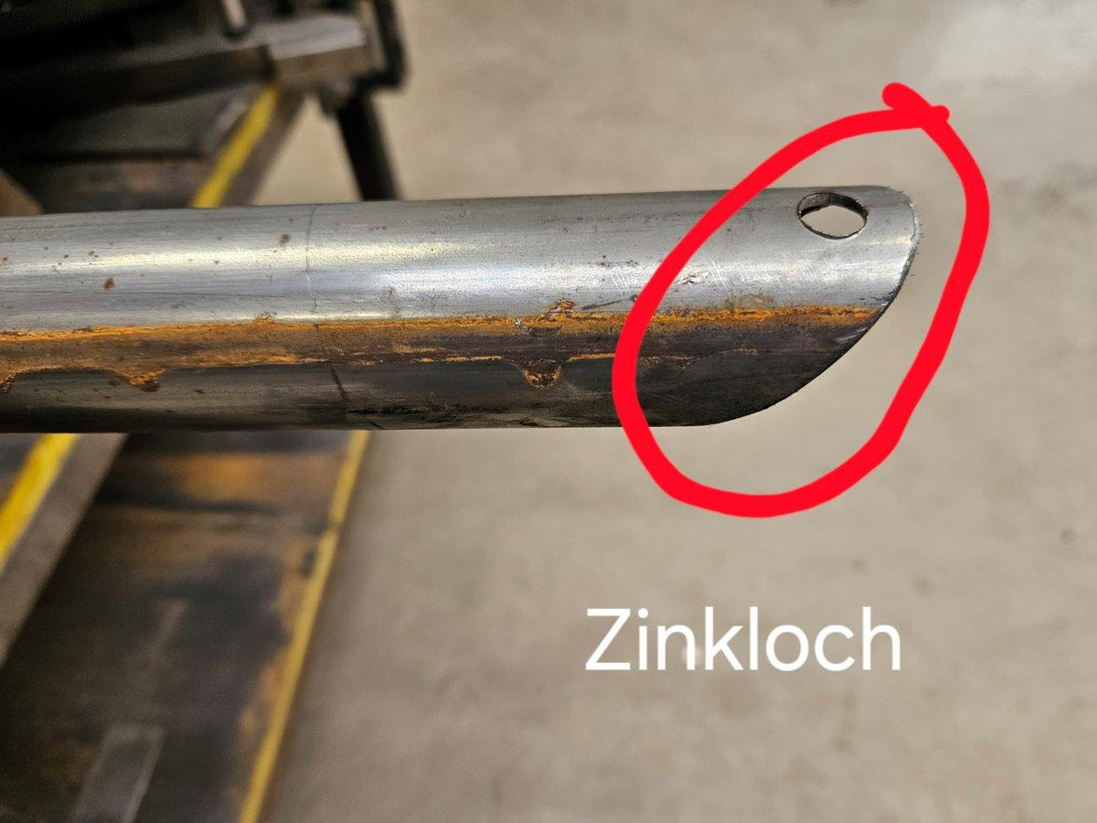 Rohre für Rohrrahmentor, roh/blank, zum selber schweissen