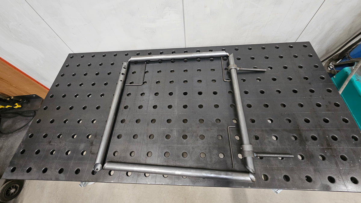 Rohre für Rohrrahmentor, roh/blank, zum selber schweissen