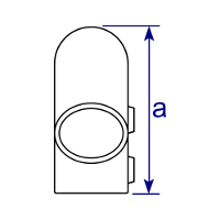 Art.123 Kniestück Variabel 40-70°