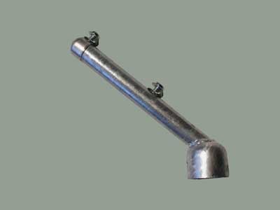 Art.240260A - Stacheldrahtstütze 2 Drähte/ für Pfosten 60 mm / Restposten